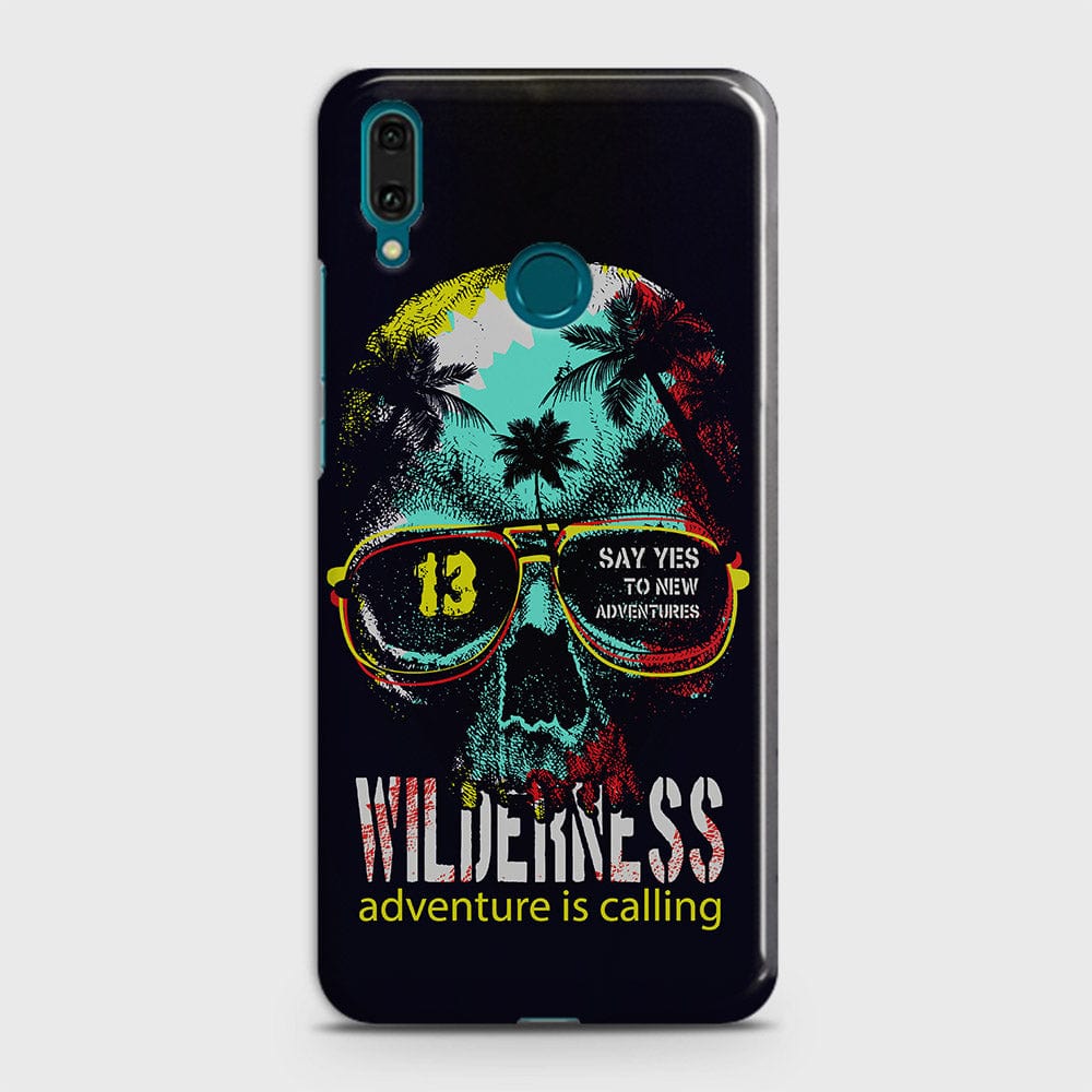 Huawei Y9 2019 Cover - Adventure Series - Matte Finish - Snap On Hard Case with LifeTime Colors Guarantee ( fast delivery )