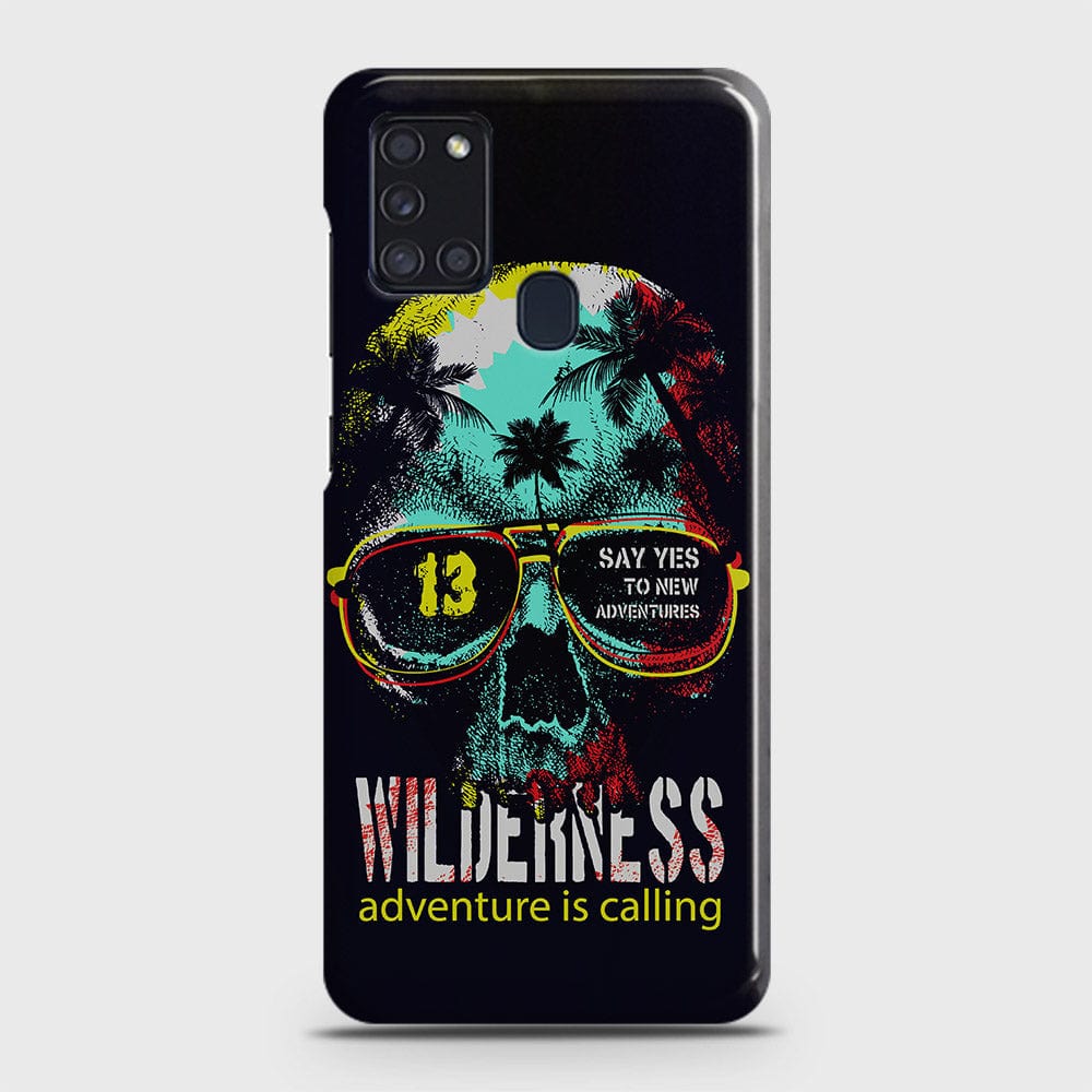Samsung Galaxy A21s Cover - Adventure Series - Matte Finish - Snap On Hard Case with LifeTime Colors Guarantee (Fast Delivery)