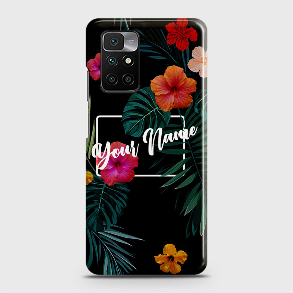 Xiaomi Redmi 10 Prime Cover - Floral Series - Matte Finish - Snap On Hard Case with LifeTime Colors Guarantee