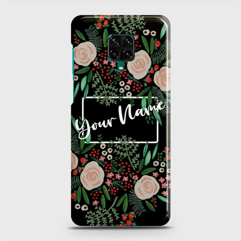 Xiaomi Redmi Note 9 Pro Cover - Floral Series - Matte Finish - Snap On Hard Case with LifeTime Colors Guarantee