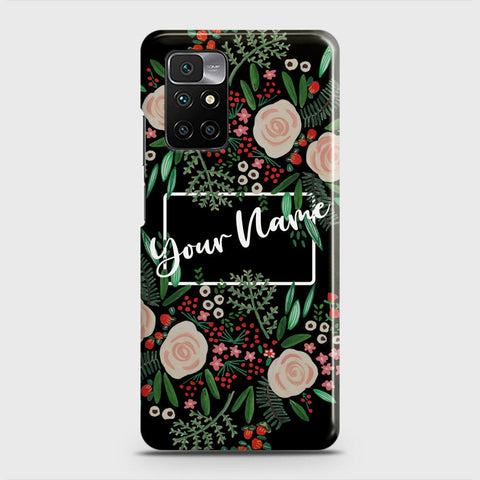 Xiaomi Redmi 10 Prime Cover - Floral Series - Matte Finish - Snap On Hard Case with LifeTime Colors Guarantee