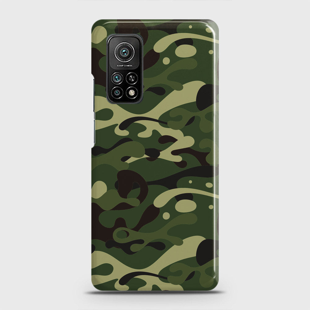 Xiaomi Mi 10T Cover - Camo Series - Forest Green Design - Matte Finish - Snap On Hard Case with LifeTime Colors Guarantee (Fast Delivery)