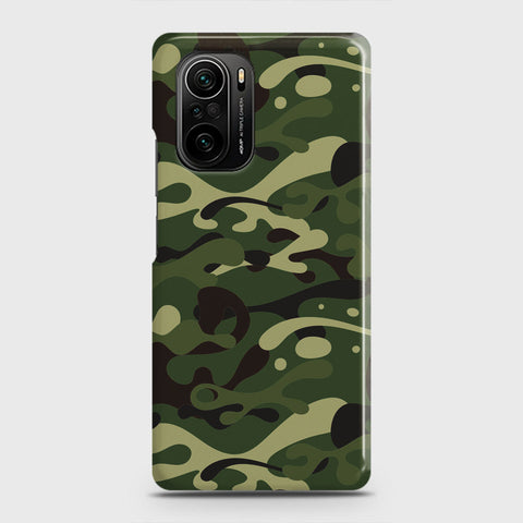 Xiaomi Poco F3 Cover - Camo Series - Forest Green Design - Matte Finish - Snap On Hard Case with LifeTime Colors Guarantee (Fast Delivery)