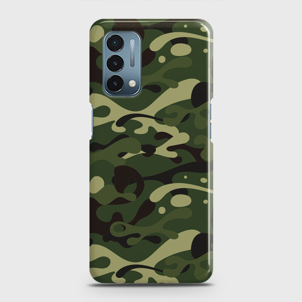 OnePlus Nord N200 5G Cover - Camo Series - Forest Green Design - Matte Finish - Snap On Hard Case with LifeTime Colors Guarantee (Fast Delivery)