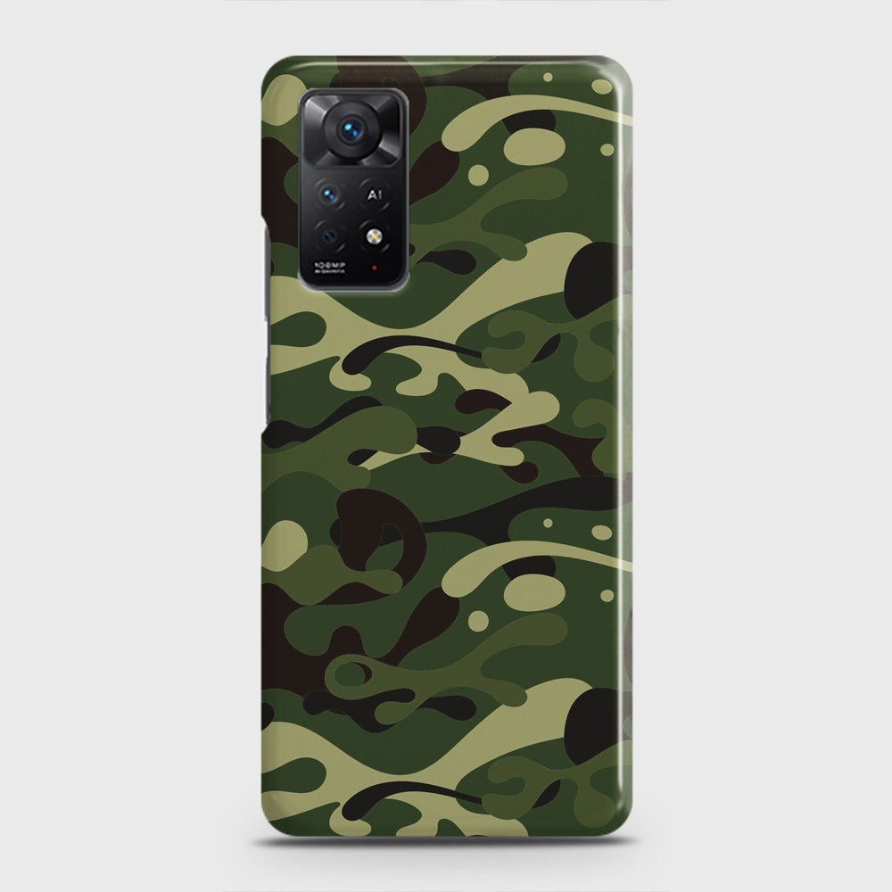 Xiaomi Poco M4 Pro 5G Cover - Camo Series - Forest Green Design - Matte Finish - Snap On Hard Case with LifeTime Colors Guarante (Fast Delivery)