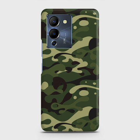 Infinix Note 12 G96 Cover - Camo Series - Forest Green Design - Matte Finish - Snap On Hard Case with LifeTime Colors Guarantee (Fast Delivery)