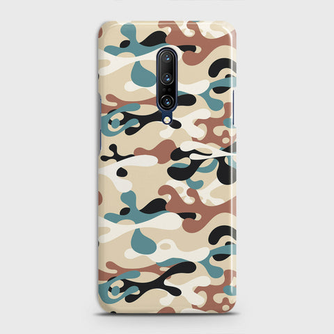 OnePlus 7 Pro  Cover - Camo Series - Black & Brown Design - Matte Finish - Snap On Hard Case with LifeTime Colors Guarantee (Fast Delivery)