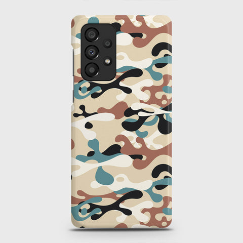 Samsung Galaxy A23 Cover - Camo Series - Black & Brown Design - Matte Finish - Snap On Hard Case with LifeTime Colors Guarantee (Fast Delivery)