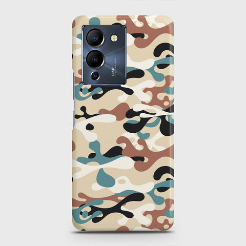 Infinix Note 12 G96 Cover - Camo Series - Black & Brown Design - Matte Finish - Snap On Hard Case with LifeTime Colors Guarantee (Fast Delivery)