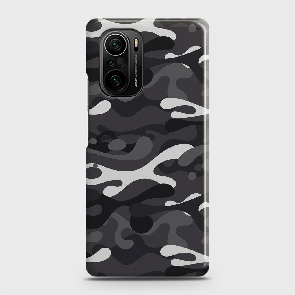 Xiaomi Mi 11X Cover - Camo Series - White & Grey Design - Matte Finish - Snap On Hard Case with LifeTime Colors Guarantee (Fast Delivery)