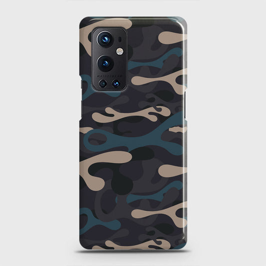 OnePlus 9 Pro  Cover - Camo Series - Blue & Grey Design - Matte Finish - Snap On Hard Case with LifeTime Colors Guarantee (Copy)