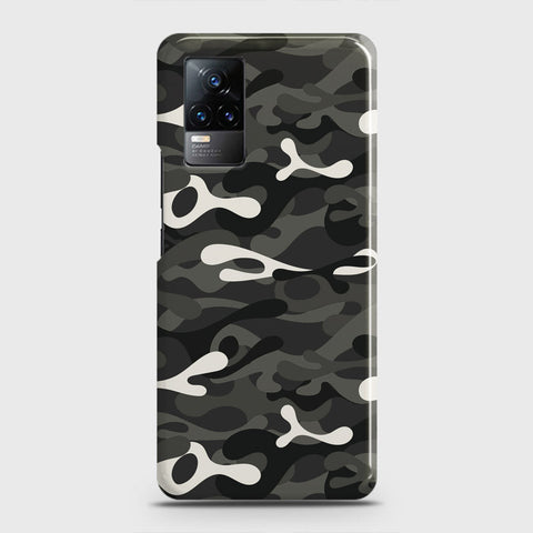 Vivo V21e  Cover - Camo Series - Ranger Grey Design - Matte Finish - Snap On Hard Case with LifeTime Colors Guarantee (Fast Delivery)