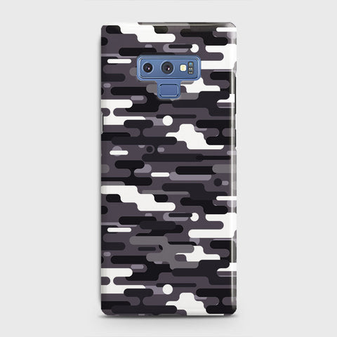 Samsung Galaxy Note 9 Cover - Camo Series 2 - Black & White Design - Matte Finish - Snap On Hard Case with LifeTime Colors Guarantee (Fast Delivery)
