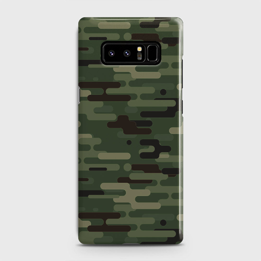 Samsung Galaxy Note 8 Cover - Camo Series 2 - Light Green Design - Matte Finish - Snap On Hard Case with LifeTime Colors Guarantee (Fast Delivery)