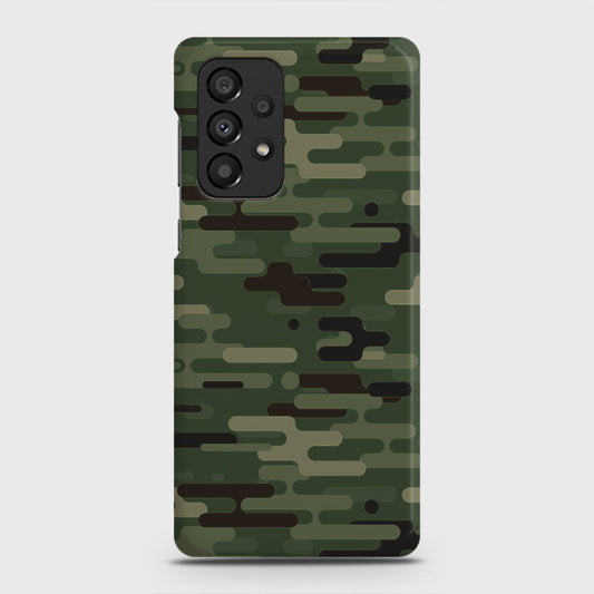 Samsung Galaxy A33 5G Cover - Camo Series 2 - Light Green Design - Matte Finish - Snap On Hard Case with LifeTime Colors Guarantee (Fast Delivery)