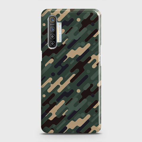 Realme X2 Cover - Camo Series 3 - Light Green Design - Matte Finish - Snap On Hard Case with LifeTime Colors Guarantee