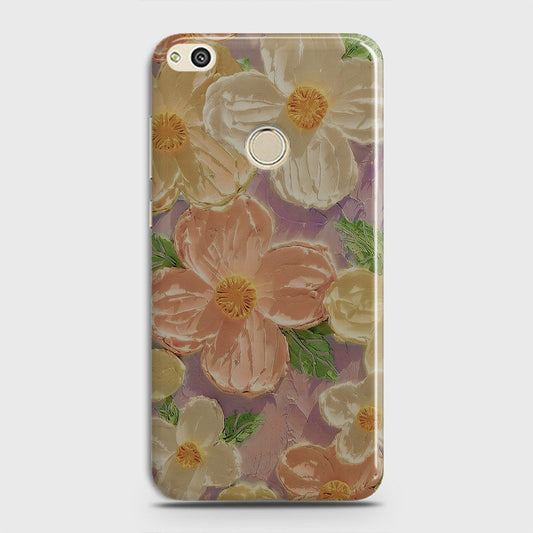 Huawei Nova Lite Cover - Floral Series - Design 11 - White & Green - Matte Finish - Snap On Hard Case with LifeTime Colors Guarantee