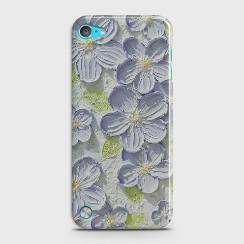 iPod Touch 5 Cover - Floral Series - Design 12 - Purple & Green - Matte Finish - Snap On Hard Case with LifeTime Colors Guarantee