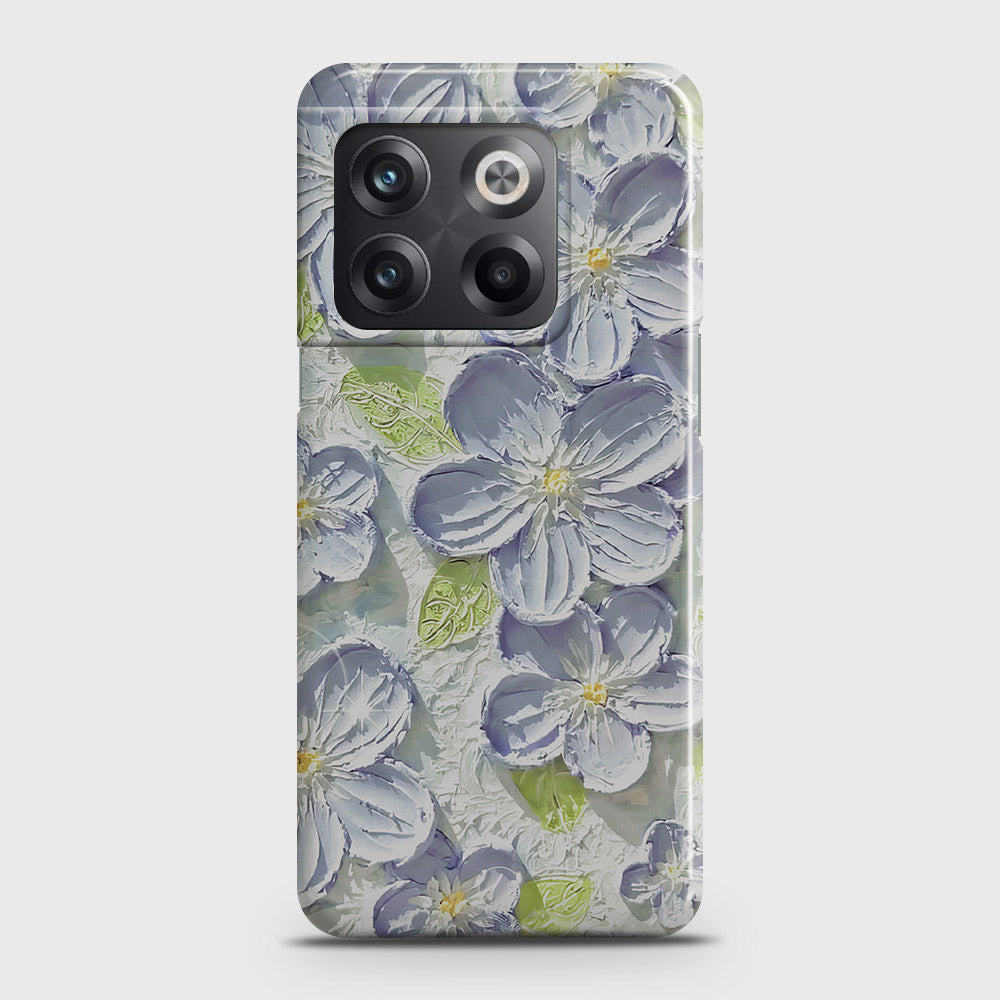 OnePlus Ace Pro Cover - Floral Series - Design 12 - Purple & Green - Matte Finish - Snap On Hard Case with LifeTime Colors Guarantee