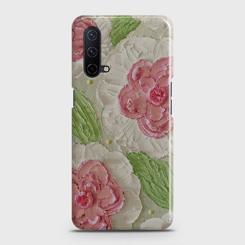 OnePlus Nord CE 5G  Cover - Floral Series - Design 13 - Green - Matte Finish - Snap On Hard Case with LifeTime Colors Guarantee