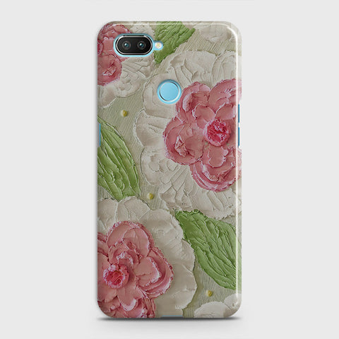 Oppo A5 with Sensor Cut Cover - Floral Series - Design 13 - Green - Matte Finish - Snap On Hard Case with LifeTime Colors Guarantee