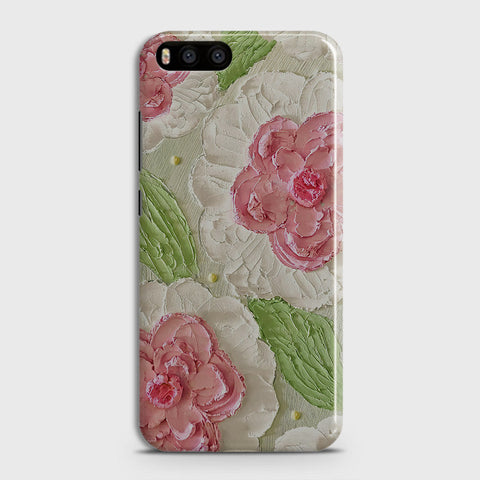 Xiaomi Mi 6  Cover - Floral Series - Design 13 - Green - Matte Finish - Snap On Hard Case with LifeTime Colors Guarantee