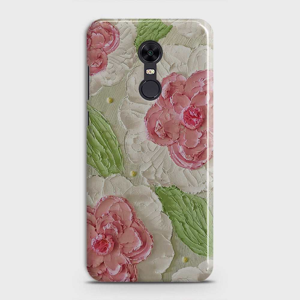 Xiaomi Redmi 5  Cover - Floral Series - Design 13 - Green - Matte Finish - Snap On Hard Case with LifeTime Colors Guarantee