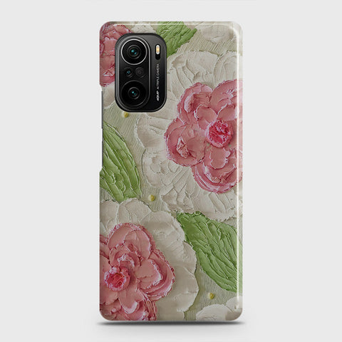 Xiaomi Mi 11i Cover - Floral Series - Design 13 - Green - Matte Finish - Snap On Hard Case with LifeTime Colors Guarantee