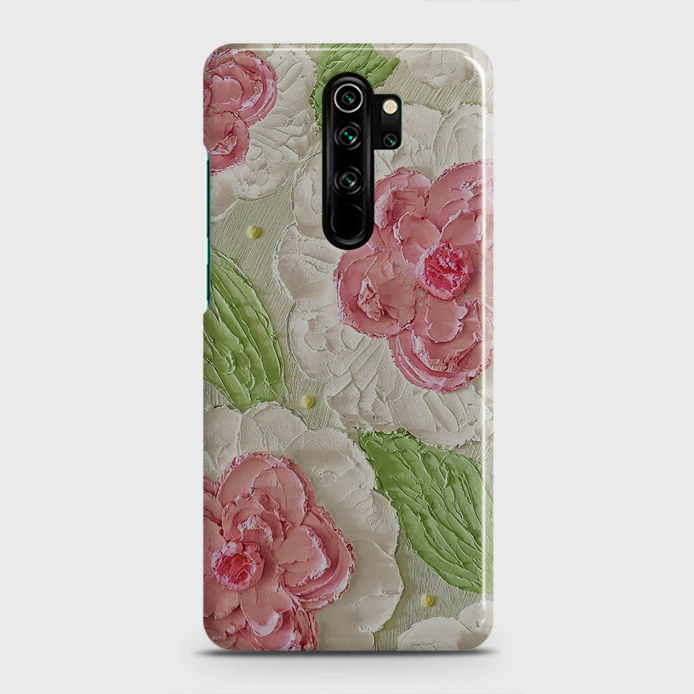 Xiaomi Redmi Note 8 Pro Cover - Floral Series - Design 13 - Green - Matte Finish - Snap On Hard Case with LifeTime Colors Guarantee