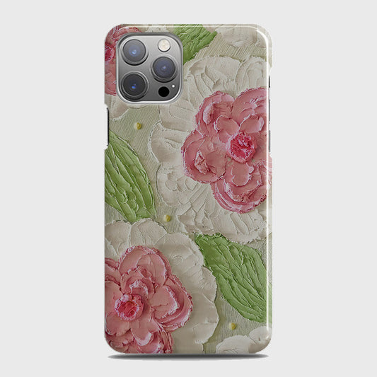 iPhone 12 Pro Max Cover - Floral Series - Design 13 - Green - Matte Finish - Snap On Hard Case with LifeTime Colors Guarantee