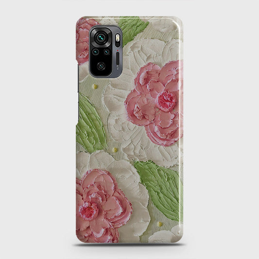 Xiaomi Redmi Note 10 Pro Cover - Floral Series - Design 13 - Green - Matte Finish - Snap On Hard Case with LifeTime Colors Guarantee