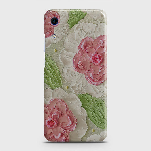 Honor 8A Without Sensor Cut Cover - Floral Series - Design 13 - Green - Matte Finish - Snap On Hard Case with LifeTime Colors Guarantee