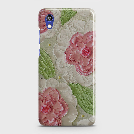 Honor 8S Cover - Floral Series - Design 13 - Green - Matte Finish - Snap On Hard Case with LifeTime Colors Guarantee