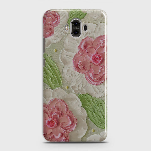 Huawei Mate 10 Cover - Floral Series - Design 13 - Green - Matte Finish - Snap On Hard Case with LifeTime Colors Guarantee