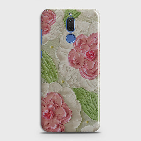 Huawei Mate 10 Lite Cover - Floral Series - Design 13 - Green - Matte Finish - Snap On Hard Case with LifeTime Colors Guarantee
