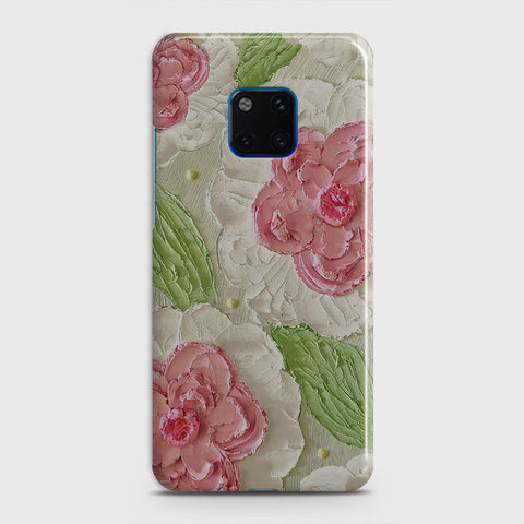 Huawei Mate 20 Pro Cover - Floral Series - Design 13 - Green - Matte Finish - Snap On Hard Case with LifeTime Colors Guarantee