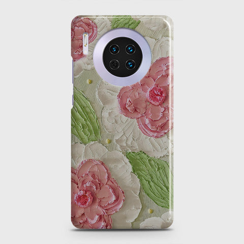 Huawei Mate 30 Cover - Floral Series - Design 13 - Green - Matte Finish - Snap On Hard Case with LifeTime Colors Guarantee