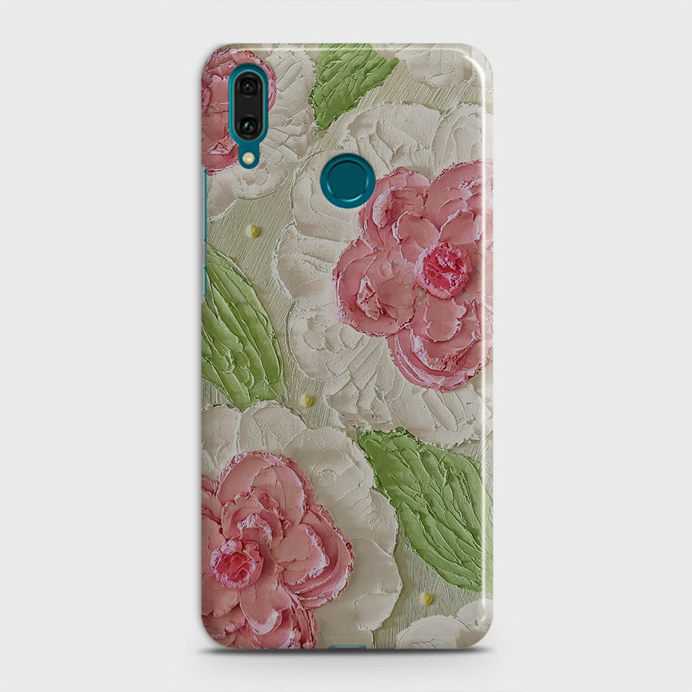 Huawei P Smart Plus Cover - Floral Series - Design 13 - Green - Matte Finish - Snap On Hard Case with LifeTime Colors Guarantee