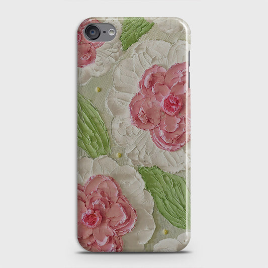 iPod Touch 6 Cover - Floral Series - Design 13 - Green - Matte Finish - Snap On Hard Case with LifeTime Colors Guarantee