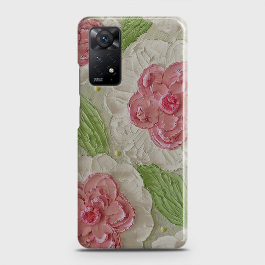 Xiaomi Redmi Note 11 Pro Cover - Floral Series - Design 13 - Green - Matte Finish - Snap On Hard Case with LifeTime Colors Guarantee (Fast Delivery) (H)