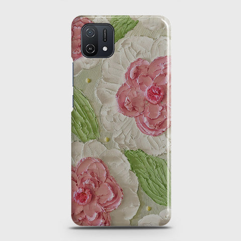 Oppo A16K Cover - Floral Series - Design 13 - Green - Matte Finish - Snap On Hard Case with LifeTime Colors Guarantee