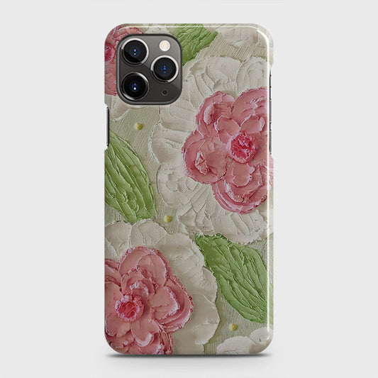 iPhone 11 Pro Cover - Floral Series - Design 13 - Green - Matte Finish - Snap On Hard Case with LifeTime Colors Guarantee
