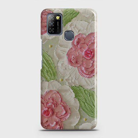 Infinix Smart 5 Cover - Floral Series - Design 13 - Green - Matte Finish - Snap On Hard Case with LifeTime Colors Guarantee