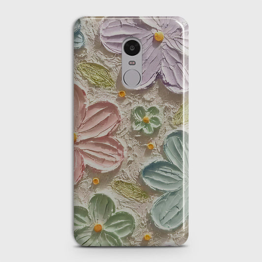 Xiaomi Redmi Note 4 / 4X Cover - Floral Series - Design 15 - Blue & Green - Matte Finish - Snap On Hard Case with LifeTime Colors Guarantee