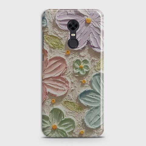 Redmi 5 Plus  Cover - Floral Series - Design 15 - Blue & Green - Matte Finish - Snap On Hard Case with LifeTime Colors Guarantee