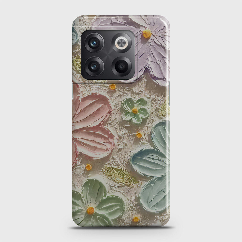 OnePlus Ace Pro Cover - Floral Series - Design 15 - Blue & Green - Matte Finish - Snap On Hard Case with LifeTime Colors Guarantee