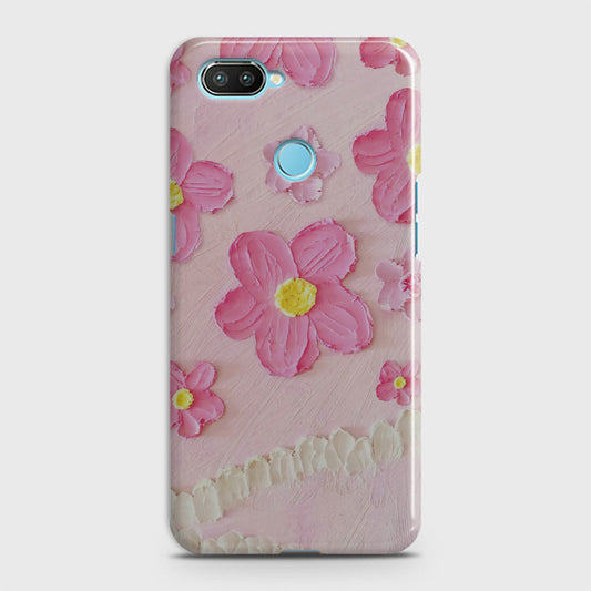 Oppo A5 with Sensor Cut Cover - Floral Series - Design 2 - Pink - Matte Finish - Snap On Hard Case with LifeTime Colors Guarantee