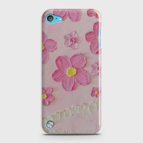 iPod Touch 5 Cover - Floral Series - Design 2 - Pink - Matte Finish - Snap On Hard Case with LifeTime Colors Guarantee