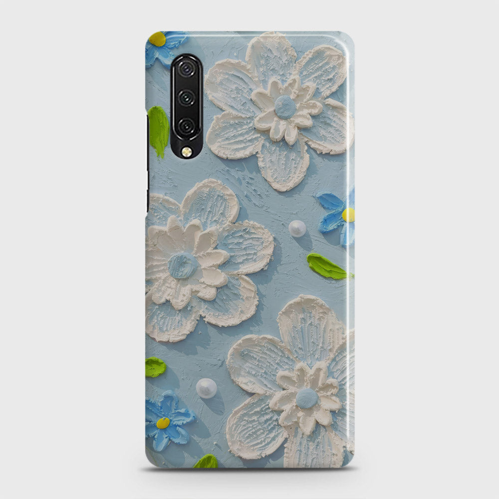 Honor 9X Pro Cover - Floral Series - Design 3 - Sky Blue - Matte Finish - Snap On Hard Case with LifeTime Colors Guarantee