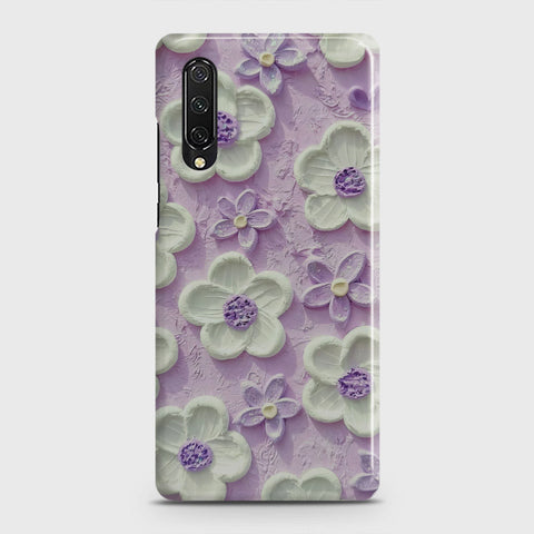 Honor 9X Pro Cover - Floral Series - Design 4 - Purple & White - Matte Finish - Snap On Hard Case with LifeTime Colors Guarantee